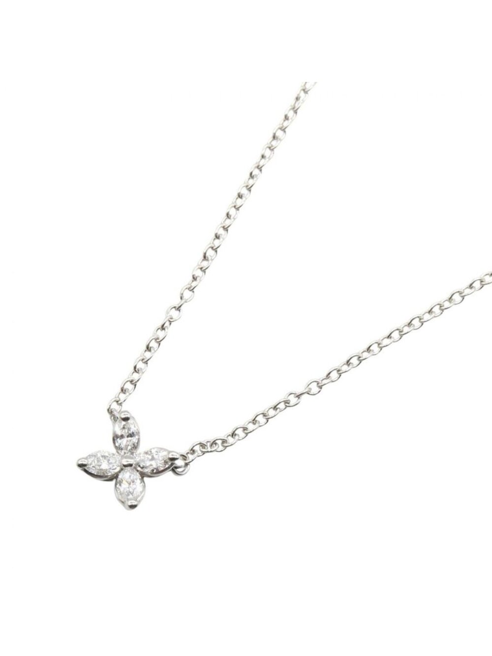 ★SOLD★ Tiffany & Co Necklace Victoria Diamond 41 cm - Picture 1 of 6